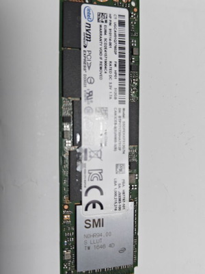 Intel SSDPEKKF512G7H 512GB NVMe M.2 SSD used