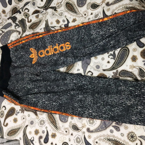 Adidas tracksuit pants used, black size M