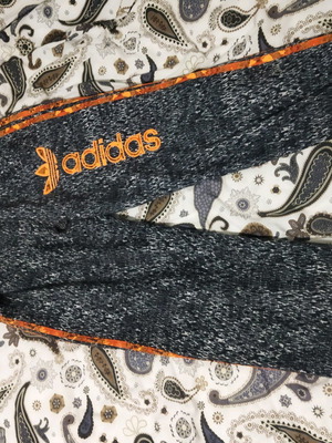 Adidas tracksuit pants used, black size M