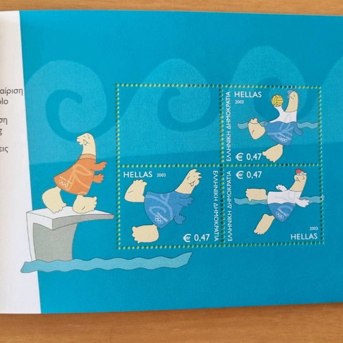 Special commemorative Olympic Games booklet 06/2003 new