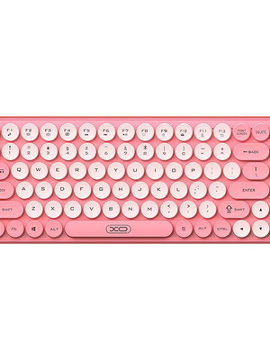XO KB-12 Ασύρματο Πληκτρολόγιο Ροζ Κατόπιν Παραγγελίας