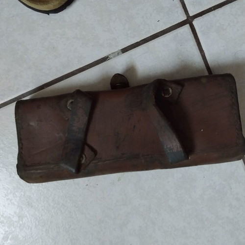 Clinometer Mortar Mk IV 1942 with leather case used British Army set