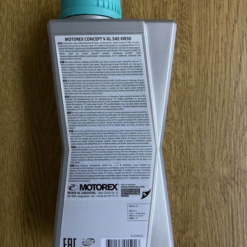 Motorex EX-L Synthetic Motor Oil 0W-30 1L new