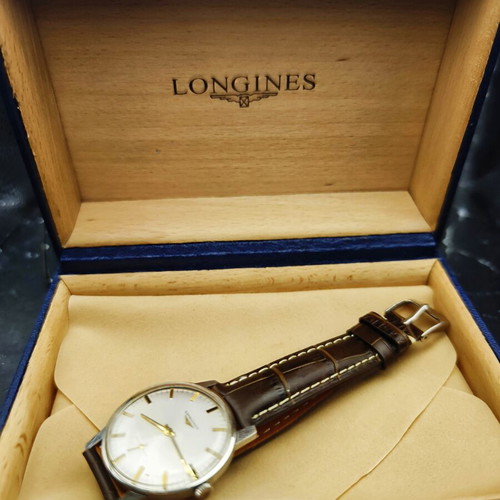 Longines Vintage Ref. 8490-1 Small Seconds wristwatch used, Cal. 490, 1960