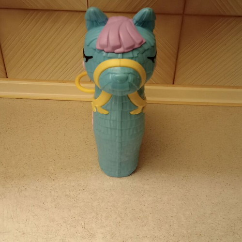 Polly Pocket llama toy with 2 accessories