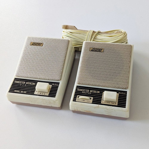 Homer De Luxe KE-20 Vintage Wired Intercom Like New with Box