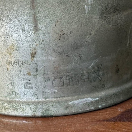 Vintage Lux Petromax German brass oil lamp used