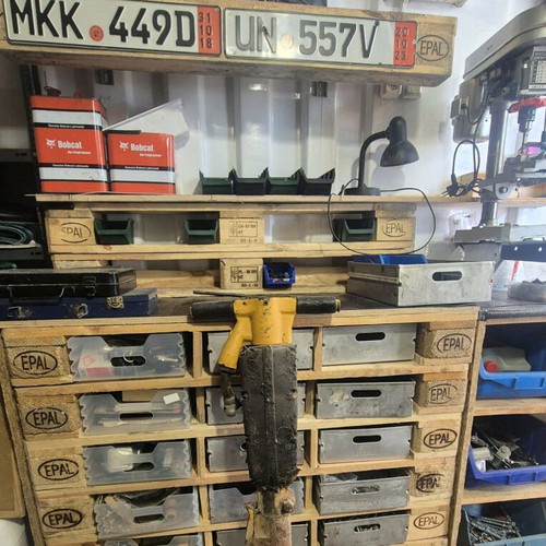 Atlas Copco air hammer used, pneumatic handheld breaker