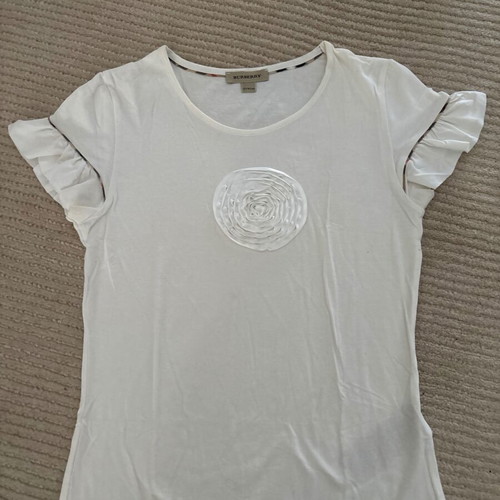 Burberry children's short-sleeve shirt like new, size 12, cotton