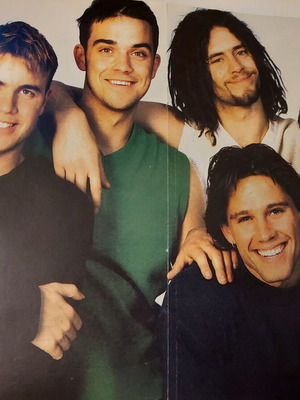 Take That & Evridiki poster like new, Katerina magazine
