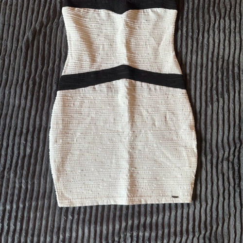 Toi&Moi strapless mini dress white new, size S