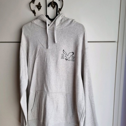 American Eagle men's sweatshirt size L like new, white/beige