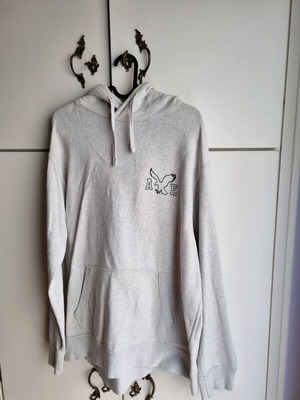 Ανδρικό φούτερ American Eagle μέγεθος L σαν καινούργιο, λευκό/μπεζ