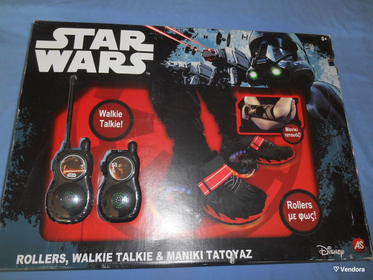STAR WARS ROLLERS, WALKIE TALKIE ??????�?� - �?� 30,00 - Vendora.gr