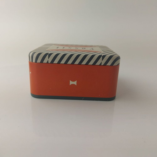 Metal Fossil watch box used