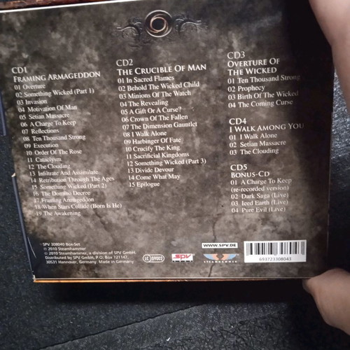Iced Earth Box Sets - Slave to the Dark + Box of the Wicked