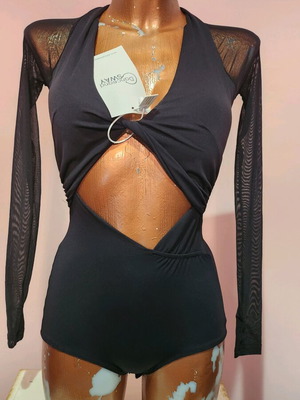 Danceandsway dance shorts one-piece new, black, size S