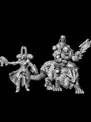 Inquirers of the Expanded Universe custom sci-fi miniatures