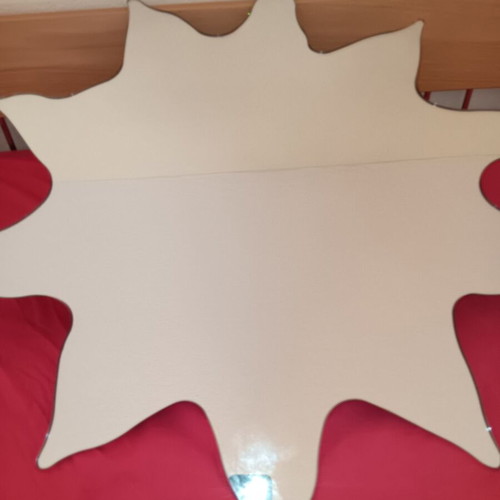 Sun-shaped mirror like new 70x70