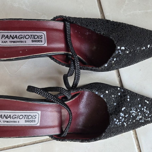 Official black mule pumps, like new, size 37