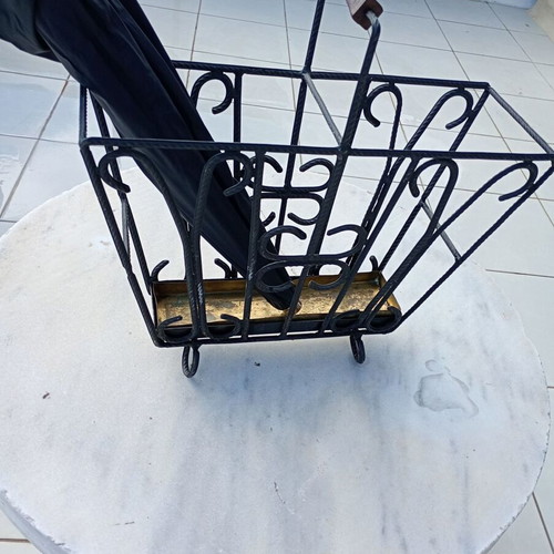 Umbrella stand used, made of solid iron