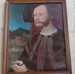 Κορνίζα ξύλινη εκτύπωση του Κόμη Johann II του Montfort και Rothenfels μεταχειρισμένη