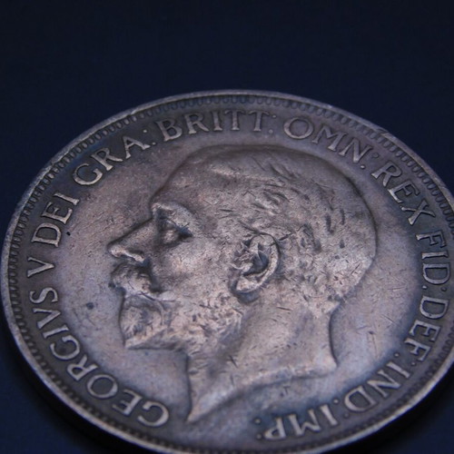 Great Britain 1 Penny 1927 coin (George V - Britannia)