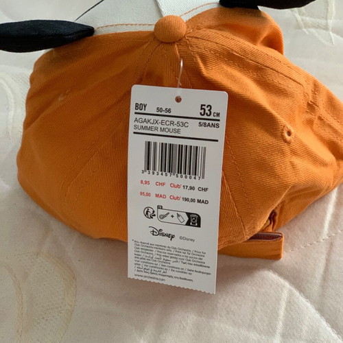 Mickey Disney hat for boy new, size 53 cm