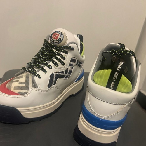 Fendi athletic shoes size 35 like new, white multicolor