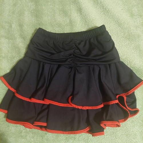 Latin skirt for girl 12-14 years like new, black
