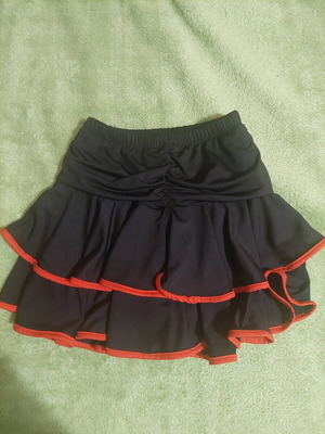Latin skirt for girl 12-14 years like new, black