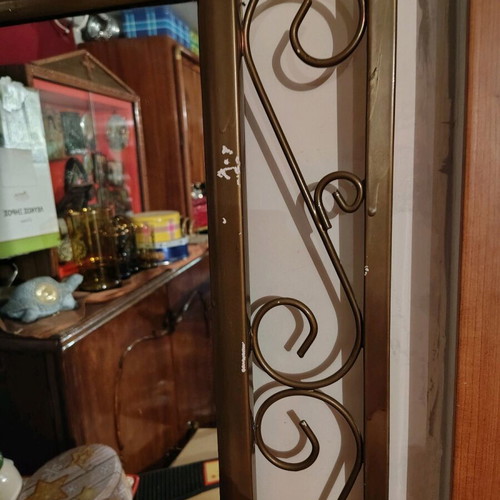 Mirrors like new, wooden and metal set