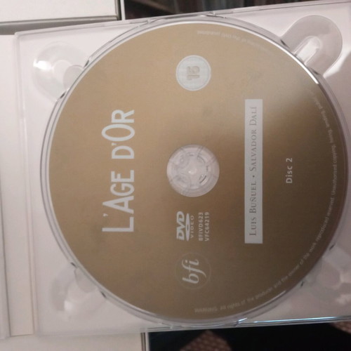 DVD 2 movies like new, Un Chien Andalou and L'Age d'Or