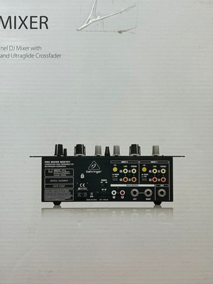 Behringer NOX-101 2-Channel Analog Mixer new