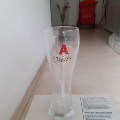 Alfa Weiss beer glass set new, 6 pieces 500ml