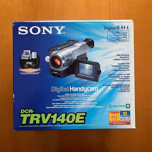 Sony Handycam DCR-TRV140E Digital8 like new in original box