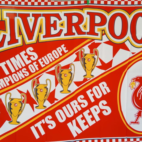 Liverpool FC Collectible Flag New 130x96 cm