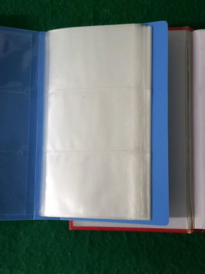 Card albums used, set of 2, one with case