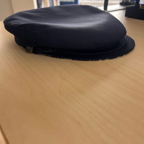Christian Dior Navy Cap like new with Oblique interior full set
