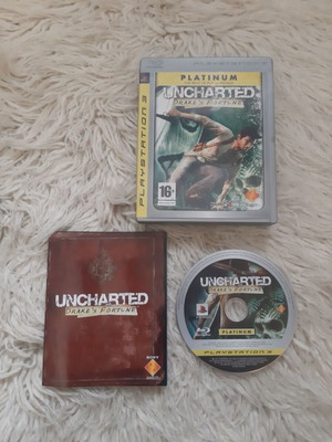 Sony PlayStation 3 Uncharted Drake's Fortune употребяван с ръководство