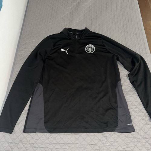Puma Manchester City Drill Top quarter-zip training top, new