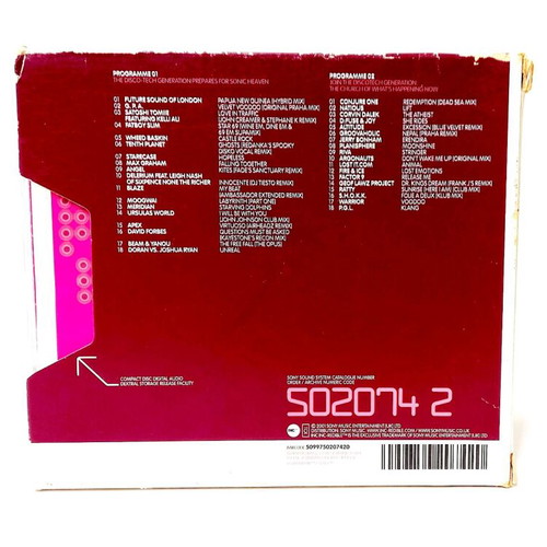 Gatecrasher Discotech Generation 2-CD compilation used, electronic