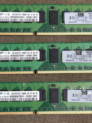 Samsung DDR3 ECC Registered RAM 3 x 2GB 1333MHz used