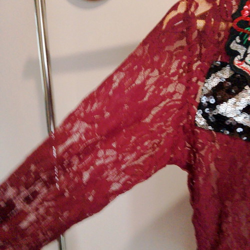 Rossodisera bodysuit size M like new, burgundy red
