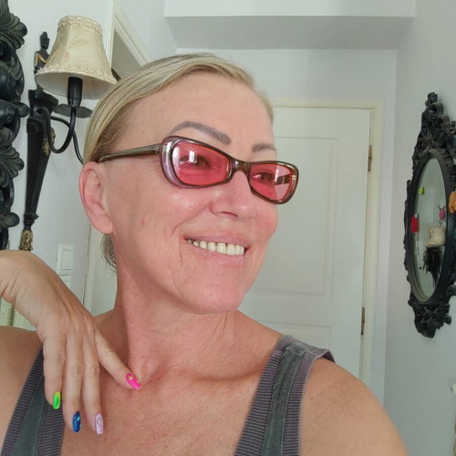 Vintage sunglasses like new, brown-pink frame, pink lenses