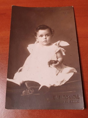 1924 photograph used from Efstathios Boukas studio, Athens with inscription