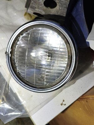 Honda C50 6V Genuine Front Headlight used, Stanley