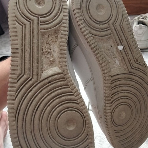 Nike AirForce shoes, size 45, white