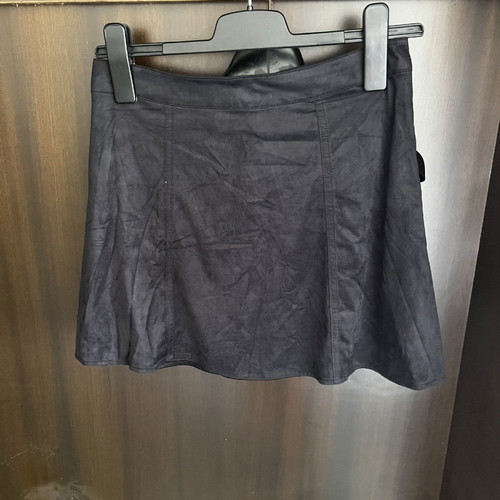 Mini skirt black used with buttons, size M/S