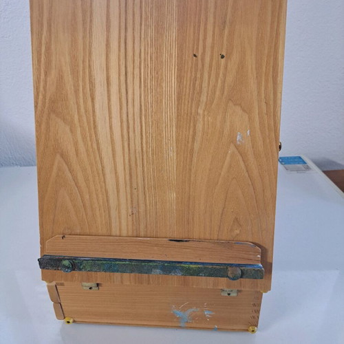Painting stand used with 2 storage drawers